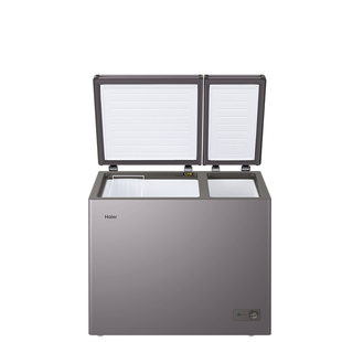 海尔冰柜双温双室家用216/293/291升冷藏冷冻两用双开门卧式冷柜