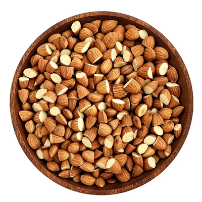 翘鑫雀烘焙巴旦木仁半颗500g