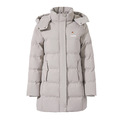 啄木鸟中长款羽绒服女冬季新款2025加绒加厚保暖显瘦中年妈妈外套