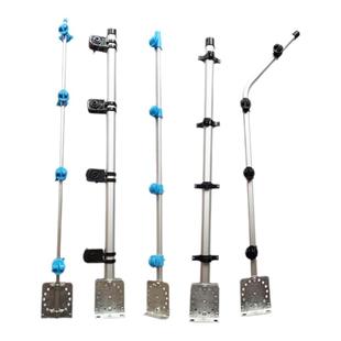 智能电子围栏配件支架中间承力杆铝合金终端杆套装绝缘子底座定制