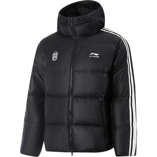 肖战同款李宁火锅羽绒服丨热浪男冬季鸭绒短款情侣保暖女运动外套