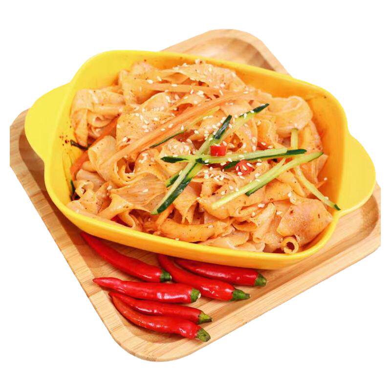 干面皮凉皮食品免煮开袋速食凉拌冲泡方便面/拉面/面