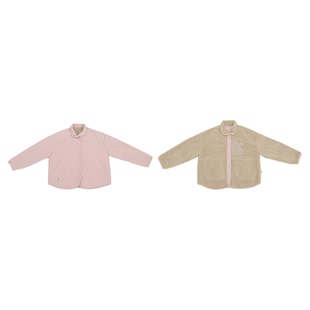 云朵工厂种子双面毛绒立领外套宽松休闲时尚棉服秋冬女装新款外套