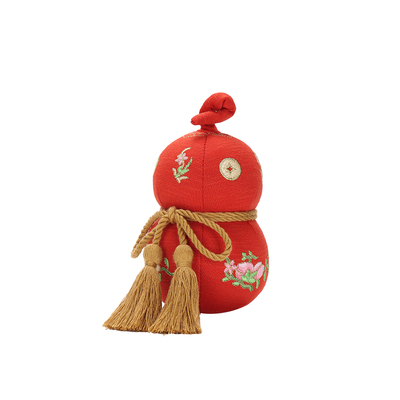 苏州博物馆万福无忧刺绣葫芦摆件