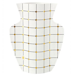 INS人脸纸花瓶可水洗牛皮纸防水鲜花花器家居水培干花装饰摆件