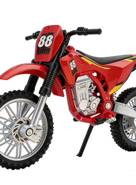 112迷你合金KX450越野摩托模型
