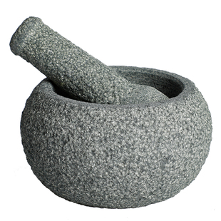 家用石臼天然青石蒜臼子捣蒜器捣药罐研磨器蒜石臼子剥蒜器压蒜器