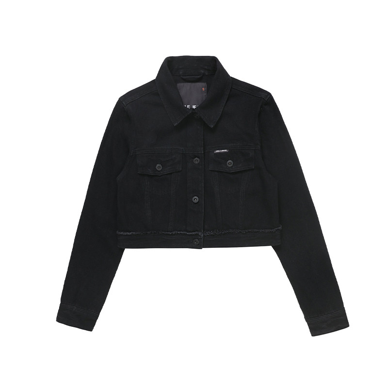 ABLEJEANS新款短款西部牛仔外套