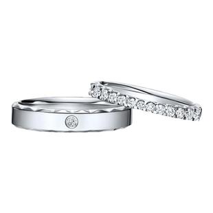 [情人节礼物]DR恒心闪耀奢华结婚对戒情侣戒QW0094/QM0094