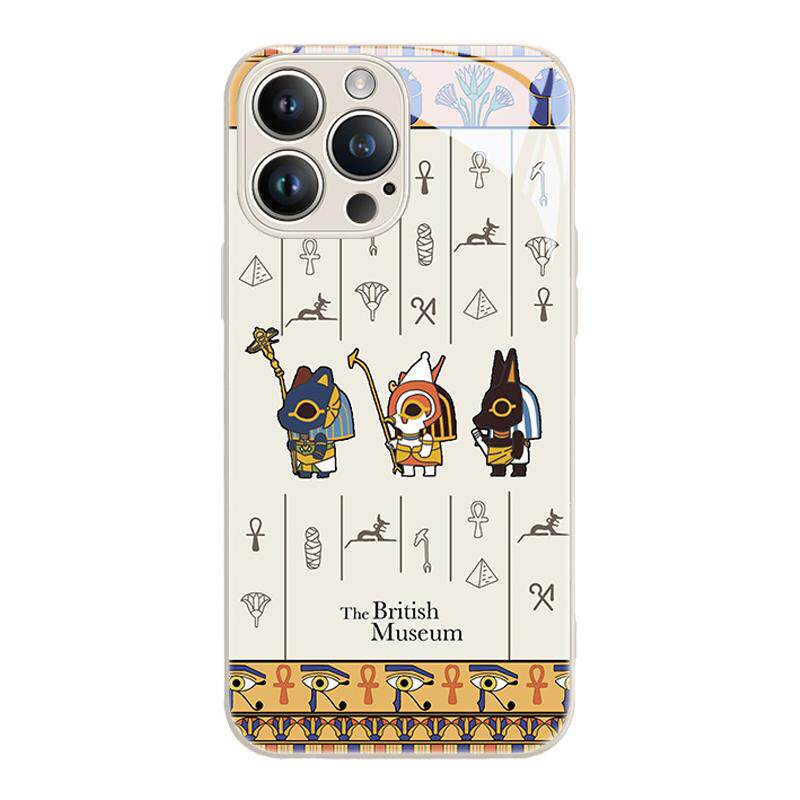 大英博物馆iphone16手机壳17苹果13promax15安德森猫14埃及萌神12mini十五11por新款xs玻璃x