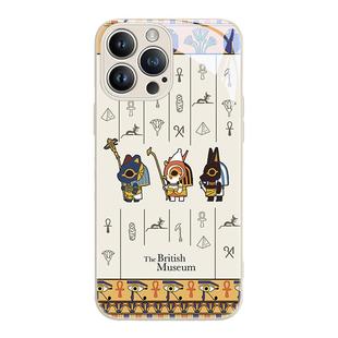 大英博物馆iphone16手机壳17苹果13promax15安德森猫14埃及萌神12mini十五11por新款xs玻璃xr镜面x适用8plus7