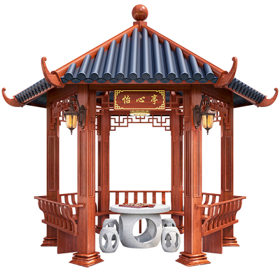 铝合金凉亭工厂已装样板