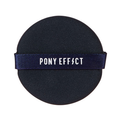 PONY EFFECT藏蓝色水光双面粉扑气垫BB粉扑粉底液粉扑