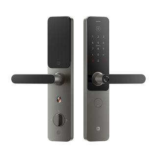 小米智能门锁G100钛灰银家用指纹锁密码C级锁芯防盗门锁全自动锁/