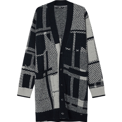 针织毛织开衫外套jdv绵羊毛