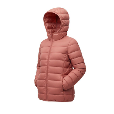 鸭鸭羽绒服短款时尚轻便连帽外套