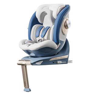 逸乐途智能通风儿童安全座椅宝宝婴儿汽车车载用360旋转0-8岁