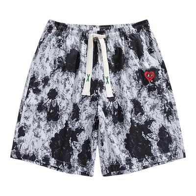 查尔斯桃心冰丝凉感透气休闲短裤