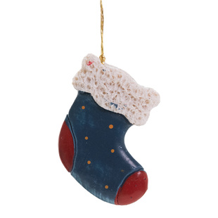 诺琪 圣诞节装饰品树脂雪人手套袜子小房子迷你圣诞树装饰小挂件