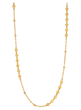 GGW 简约叠戴爱心串锁骨链心心链钛钢项链 手工拼接星光闪亮颈饰