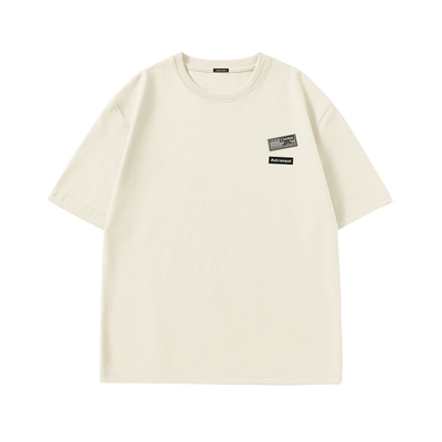 真维斯ins潮牌美式重磅短袖T恤男