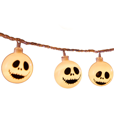 万圣节南瓜灯发光骷髅头灯