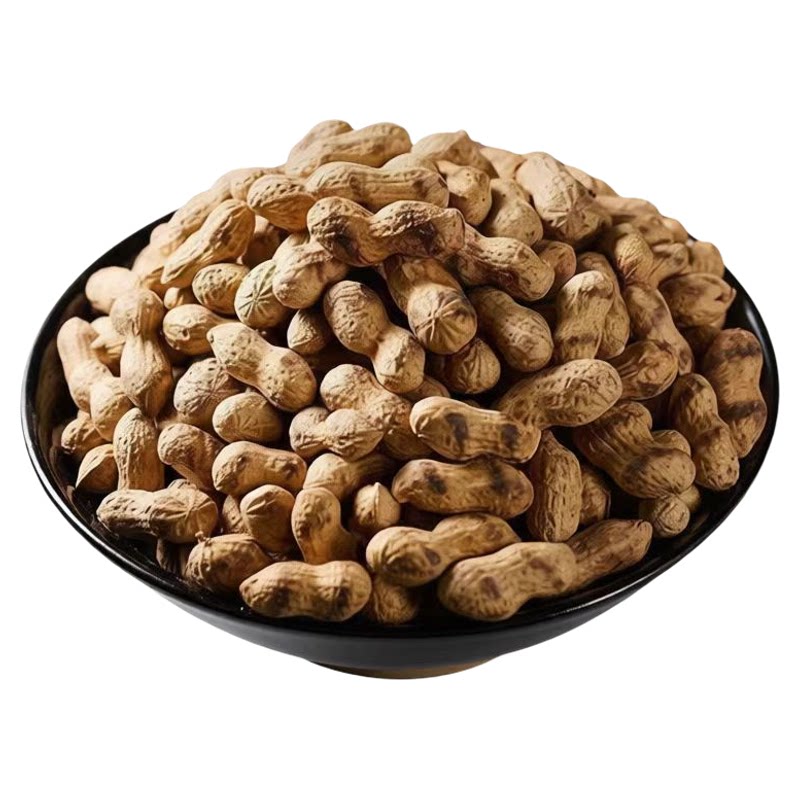 农家铁锅柴火炒花生原味炒熟地锅带壳炒货花生追剧零食皮薄易剥