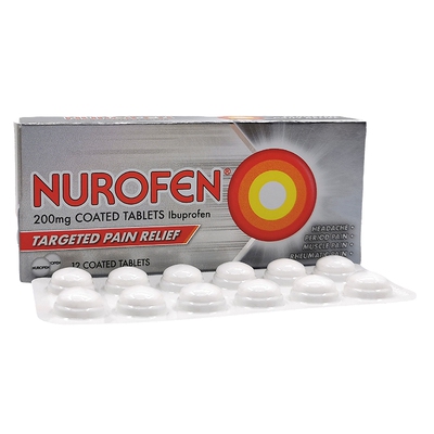 新加坡強力版Nurofen布洛芬 退烧止痛扁头痛发烧牙痛经痛腰背疼痛