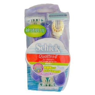 Schick/舒适舒柔女士腋下专用除刮脱毛去腋毛剃毛刀女便携