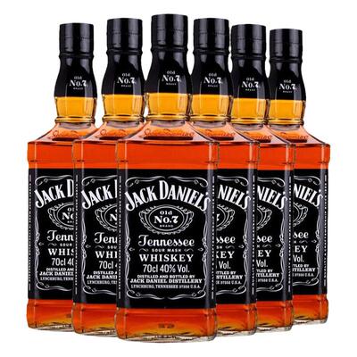 杰克丹尼黑标威士忌洋酒700ml