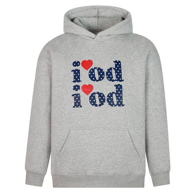 LKOD波点连帽卫衣情侣加绒