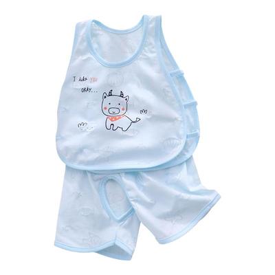 婴儿琵琶衣服分体套装夏季
