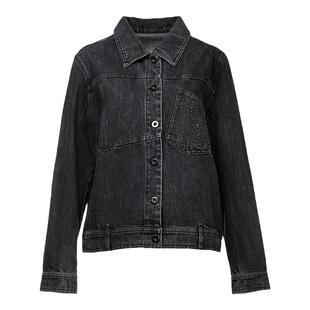 声雨竹官方旗舰店秋冬新款牛仔外套女商场同款休闲时尚百搭气质
