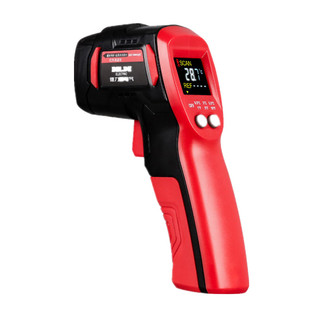 德力西红外线测温仪非接触式工业厨房烘焙用油温温度计手持测温枪