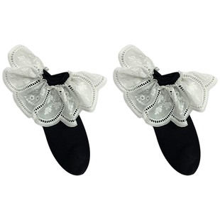 小皮鞋袜子女夏薄款短袜2026新款爆款花边女款JK短筒袜Lolita夏天