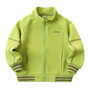 男童外套2026春秋新款儿童帅气立领夹克男孩秋季棒球服休闲开衫潮