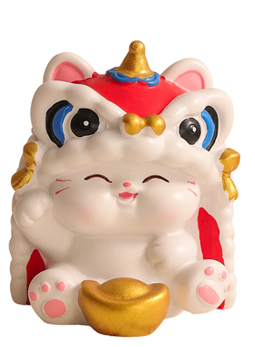 国潮可爱小摆件办公室桌面装饰