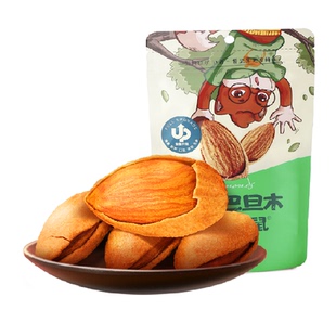 三只松鼠手剥巴旦木120g每日坚果零食小吃杏仁扁桃仁坚果