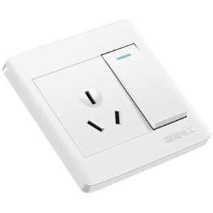 16a插座空调热水器专用16安86型暗装三孔大功率电源面板带开关