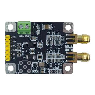 双路AD9833模块 高速正弦波三角波方波DDS信号发生器模块相位可调