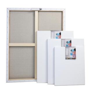 绚马画材油画框定制油画框带画布大尺寸亚麻雨露麻丙烯画框80*100带涂层画布加厚油画内框肌理画画框油画布