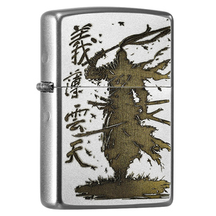 zippo打火机义薄云天关羽官方正品防风diy刻字男士生日礼物送男友