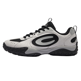 七夕礼物鸿星尔克闪月秋季新款男鞋复古薄底休闲鞋男运动鞋老爹鞋