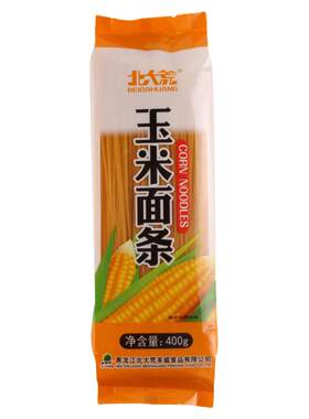 北大荒东北杂粮挂面低脂玉米面条