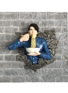 网红牛肉面炸酱面拉面餐饮店壁挂