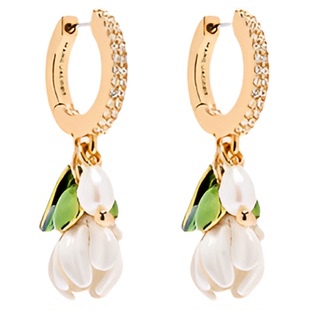 【新品】MARC JACOBS/莫杰 MJ 金属小雏菊设计可爱耳钉配饰