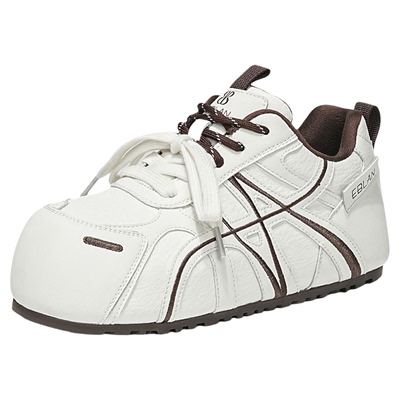 EBLAN/伊伴奶油泡芙内增高德训鞋