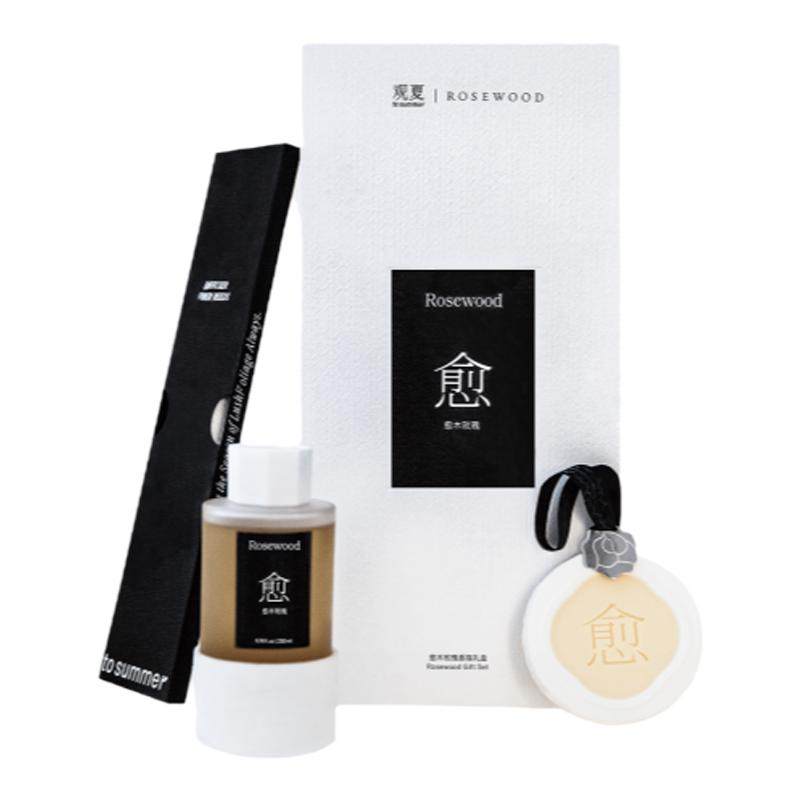 【情人节礼物】观夏愈创木玫瑰香氛礼盒玫瑰香挂香插伴手礼送女友