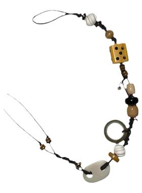 waki枫糖日光串珠包链时髦挂件