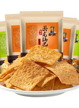 卧龙膨化食品襄阳锅巴好吃香脆